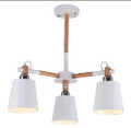 Plafonnier 3 sources en bois massif - Lumière blanche - Nesty