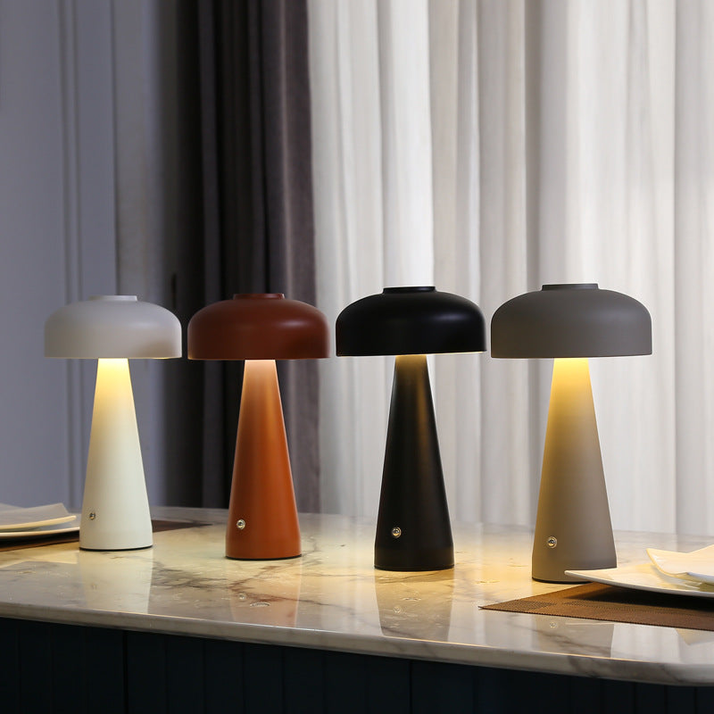 Lampe nomade champignon céramique - Rechargeable sans fil (vue 7) - Nesty