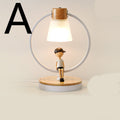 Lampe de chevet en bois massif - 7 modèles - Style scandinave (vue 8) - Nesty