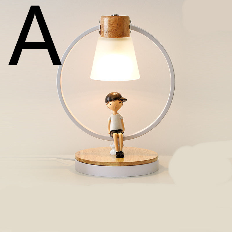 Lampe de chevet en bois massif - 7 modèles - Style scandinave (vue 8) - Nesty