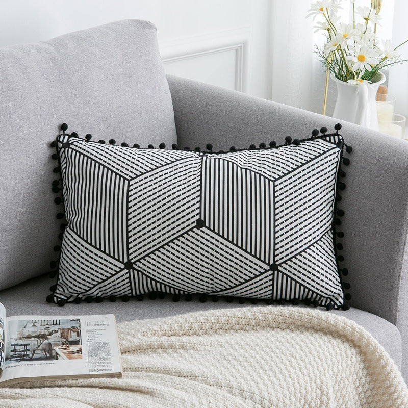 Housse de coussin en polyester satiné Nesty - Tons neutres 45x45 cm (vue 15)