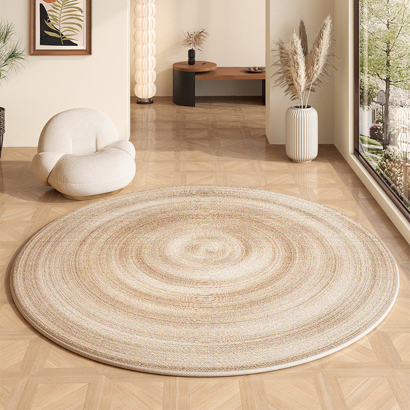 Tapis rond imprimé motif graphique Nesty - Antitache (vue 5)